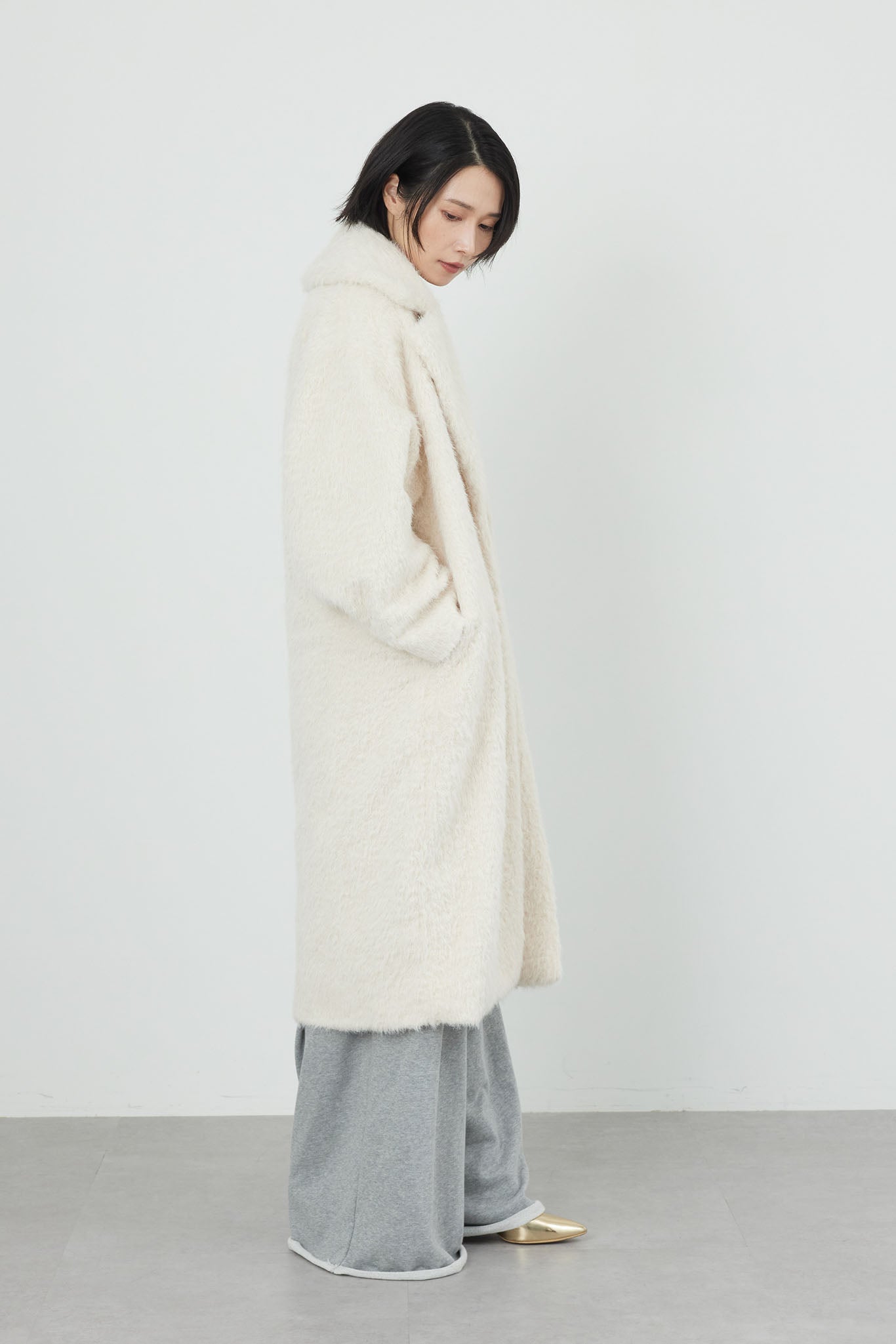 シャギーチェスターコート