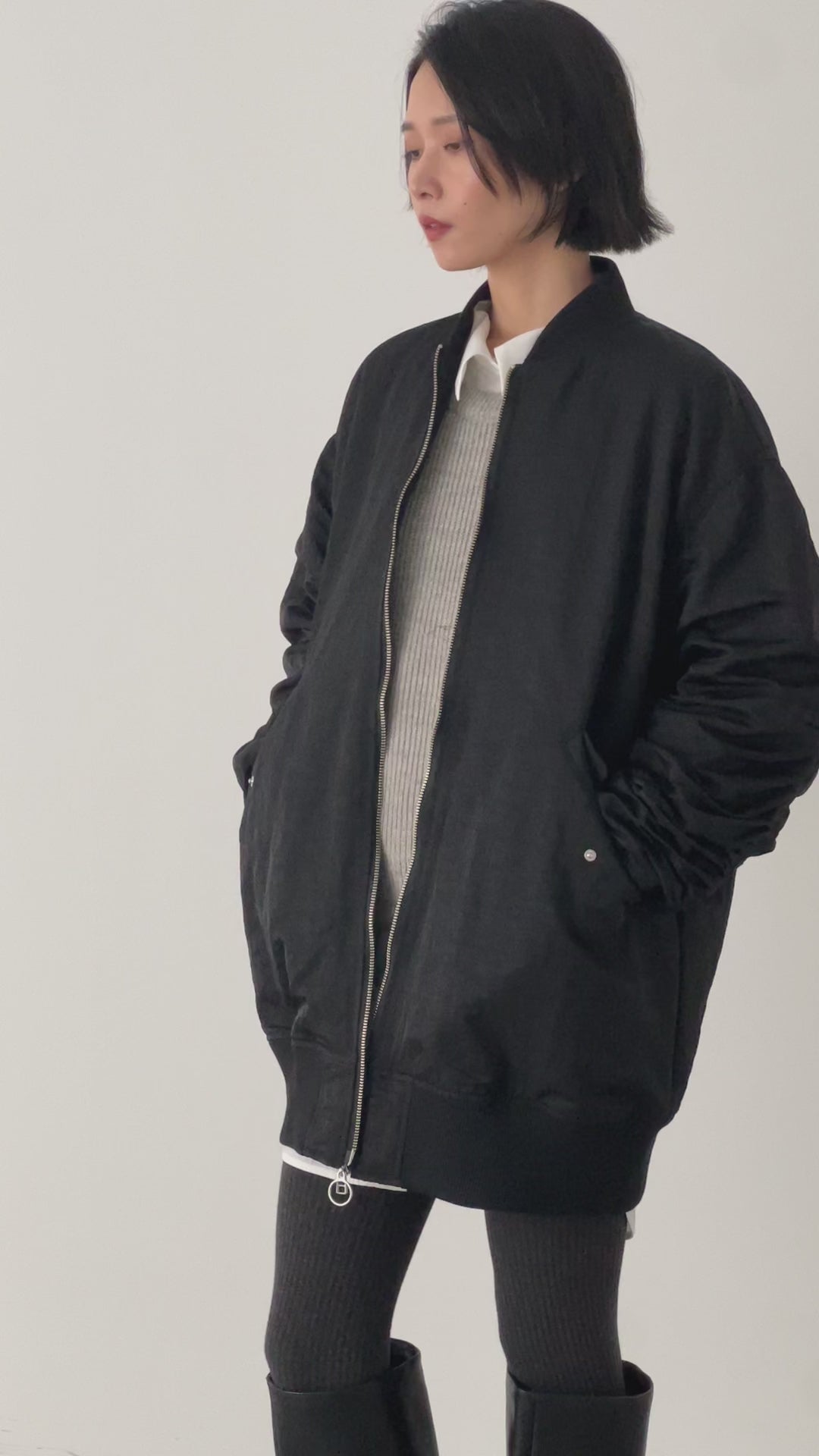 ロングMA1ブルゾン