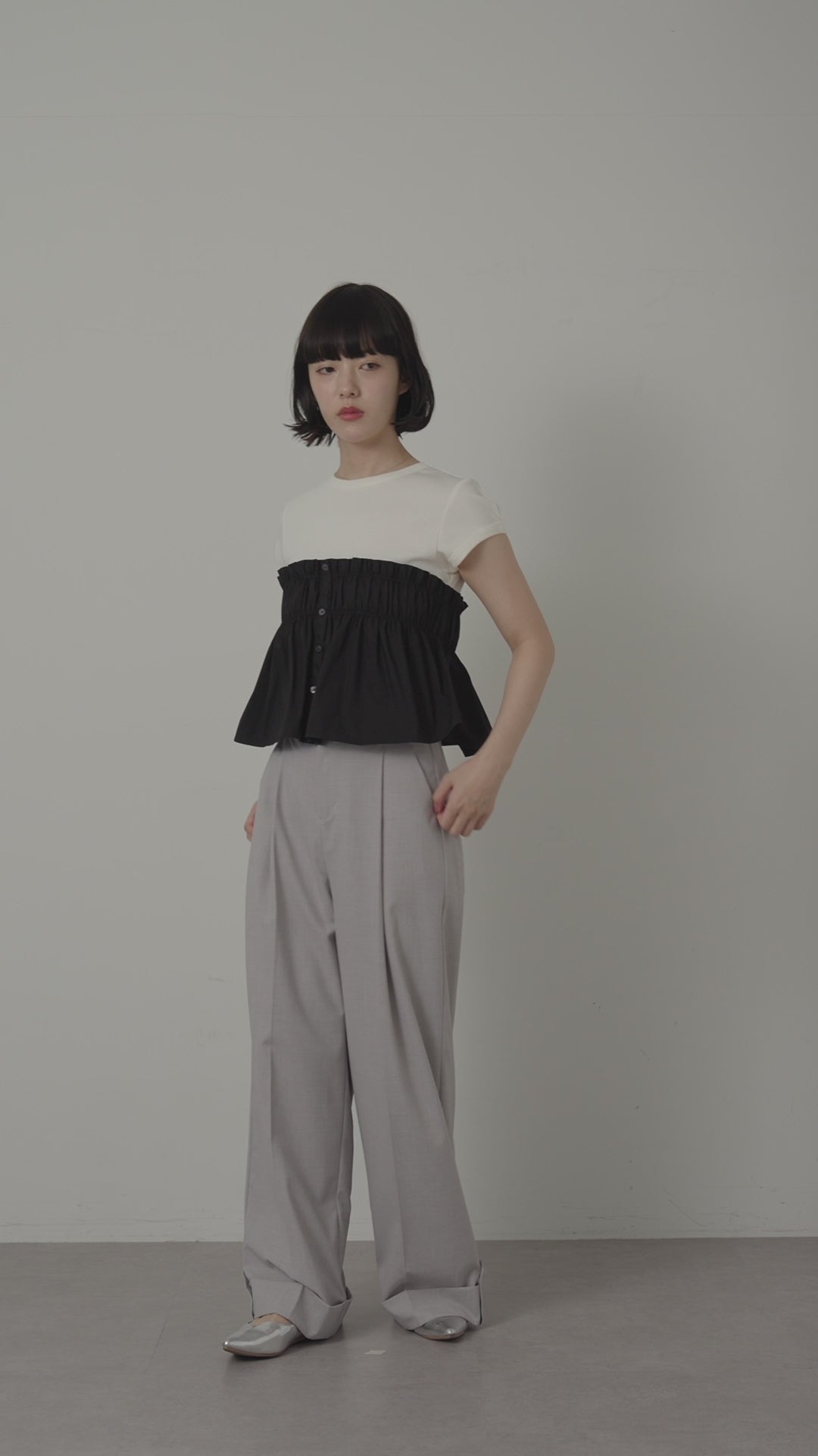 CK ベルベットジャケット　スカートパンツ　3点 ベルトセットタックパンツ